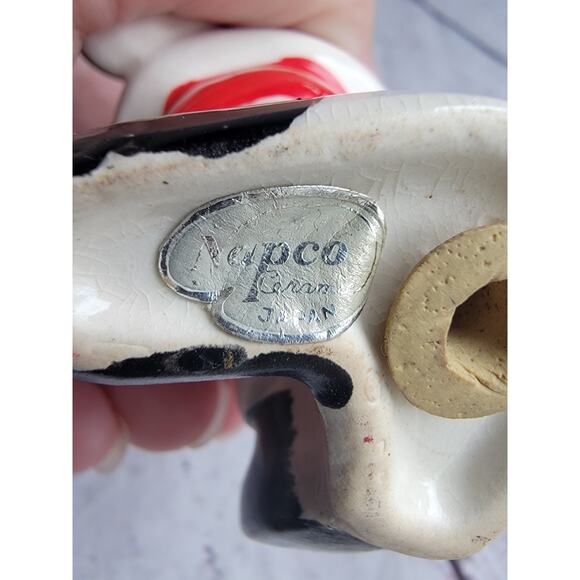 1950s Vintage Salt Pepper Shakers NAPCO Santa & Mrs. Claus Bell Ringers - Picture 14 of 14